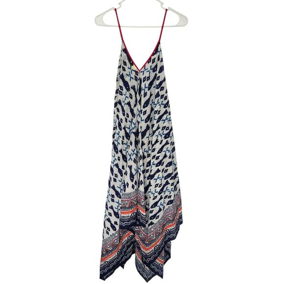 Roberta Roller Rabbit Fish Printed Scarf Dress O/S Beach Resortwear Vacation - Picture 2 of 8